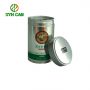 Screw cap tin can for tea packaging